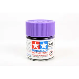Tamiya ACRYLIC X-16 PURPLE - 23ML BOTTLE Tamiya ACRYLIC X-16 PURPLE - 23ML BOTTLE