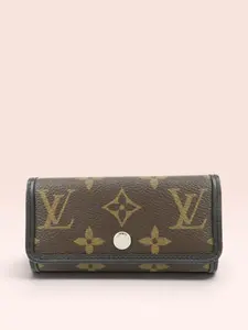 Pre-owned Louis Vuitton Canvas Small Leather Goods Monogram Maccasar Multicles 6 Key Case 2011