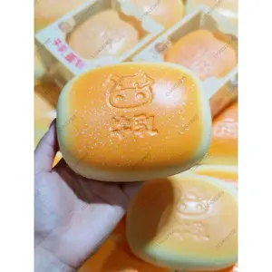 Milk Bread Moist Slow Rising Squishy Toy Cow Pattern Milk Manto Stress Relief Fidget Toys For Kids and Adults ASMR Sensory Toy