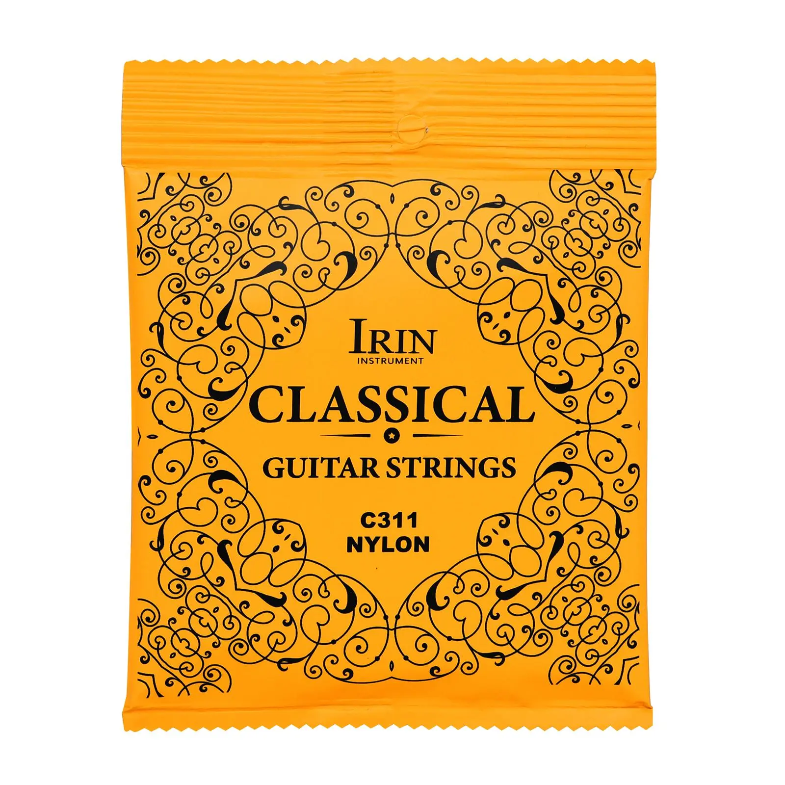 Classical Guitar String, 10pcs/set Silver-plated Copper Alloy & Nylon Wire Guitar String, Music Accessories for Guitar Lovers