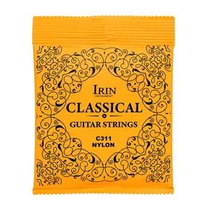 Classical Guitar String, 10pcs/set Silver-plated Copper Alloy & Nylon Wire Guitar String, Music Accessories for Guitar Lovers