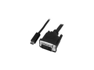 StarTech.com CDP2DVIMM2MB USB-C to DVI Cable - 6 ft / 2m - 1080p - 1920x1200 - USB-C DVI Monitor Cable - USB C Cable - Computer Monitor Cable