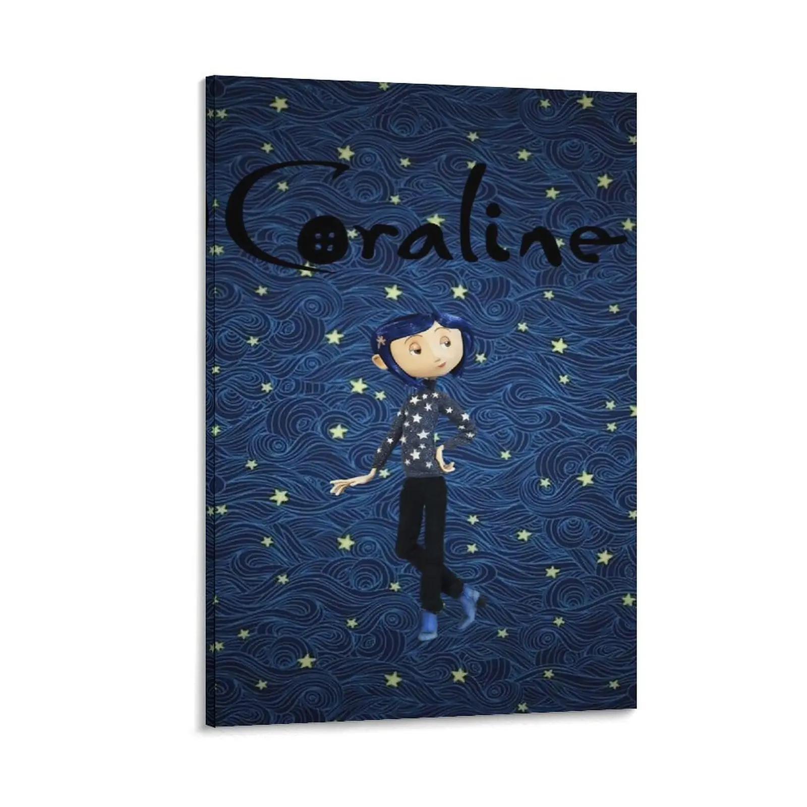 Coraline's Gothic Poster,Moisture - Resistant Canvas Print for Decoration, Bathroom Aesthetic Feature Poster Canvas Poster Bedroom Decor Sports Landscape Office Room Decor Gift Frames Ornaments Frame-.