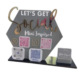 Custom QR Code Payment & Social Media Sign – Perfect for Small Businesses & Market Vendors