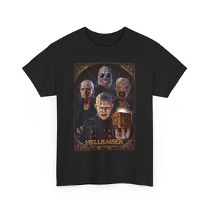 Hellraiser Tshirt black t shirt size S-3XL