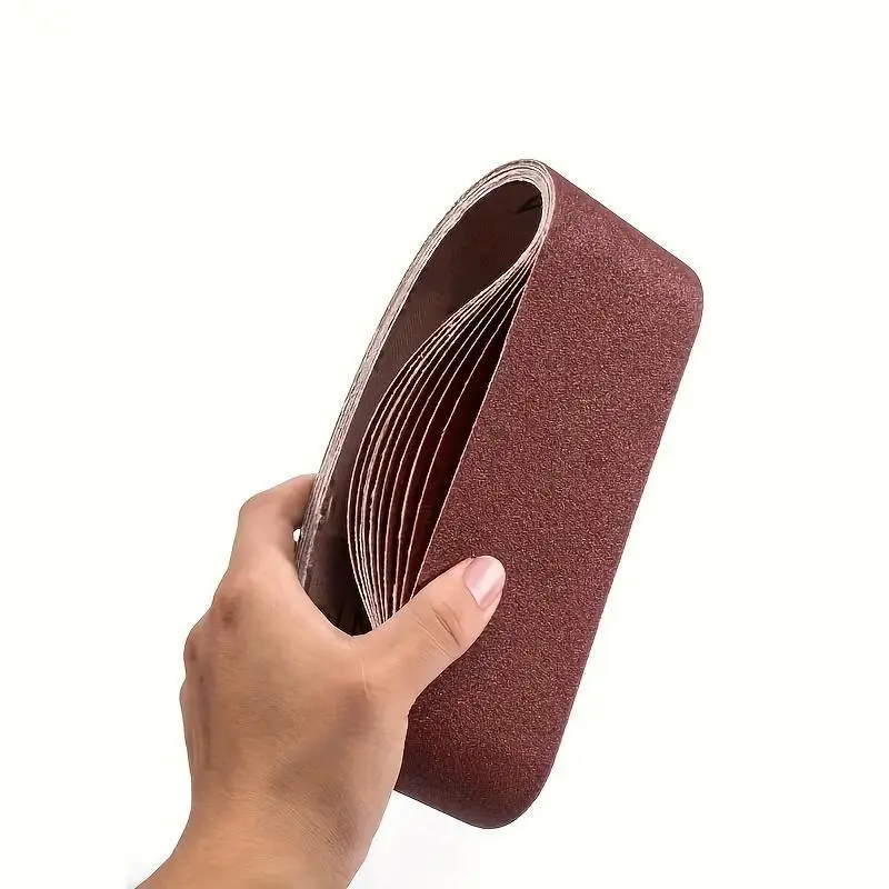Grinding belt, suitable for grinding and smoothing, with a wide range of grit sizes, suitable for various applications