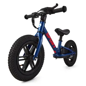 24V Kids Ride on Electric Balance Bike, 12" E-Dirt Bike with Inflatable Tires, Adjustable Seat & Optional Training Wheels