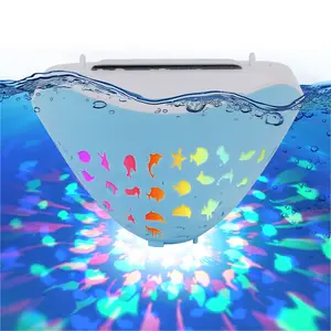 Solar-Powered Floating Bathtub Light, Colorful Fish Pattern Pool Lamp, USB Rechargeable, Ideal for Bath Toys, Aquariums, Party Decorations