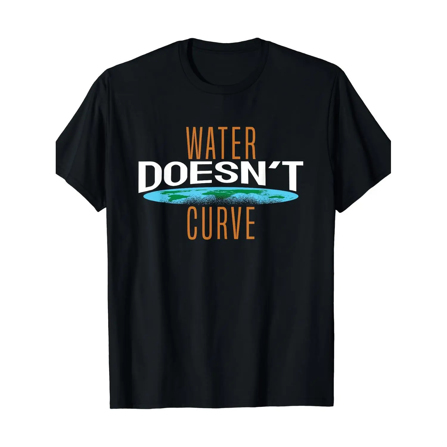 Flat Earth Society T-Shirt - Breathable Round Neck Short Sleeve Top, Suitable for Both Men And Women - Perfect for Casual Outings And Outdoor Activities, a Must-Have for Flat Earth Enthusiasts