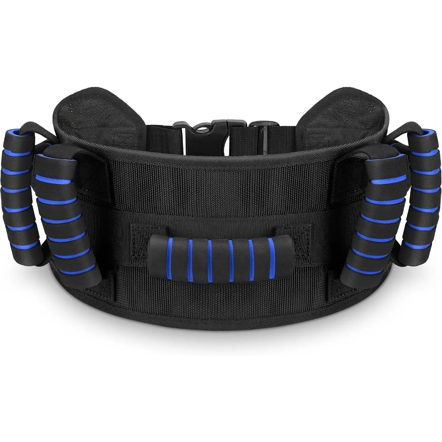Gait Belt for Seniors, Transfer Belt with 7 Handles | Safer Standing & Walking Assistance, Quick Release Buckle, Adjustable Waist Fit, Home Care & Physical Therapy