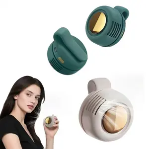 Portable Small Fan, USB Rechargeable Electric Fan, Handheld Leafless Electric Fan, Summer Fan, Rechargeable Bladeless Fan, Handheld Cooling Fan, Personal Fan Rechargeable, Suitable for Gifts