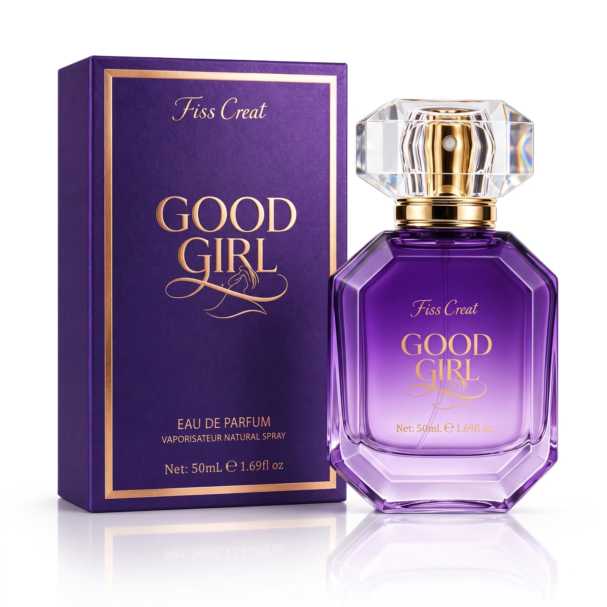 Women's Floral Gourmand Eau De Parfum 50ml (1.7oz) - 50 ml bottle, Sparkling Orange Bergamot Top, Warm Coffee Vanilla Jasmine Heart, Soft Musk Patchouli Base, Vegan Oils, Long-lasting Daily Use Scent