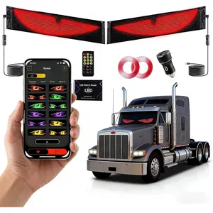 Led Eyes for  Windshield,Led Eyes for  Windshield,Programmable Led Sign,Controlled by a Remote Control and a  APP,Suitable for , SUVs & . (23.6inx4.73in)