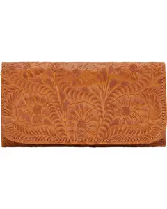 American West Women's Women'S Tri-Fold Wallet With Snap Closure - 661282-Br