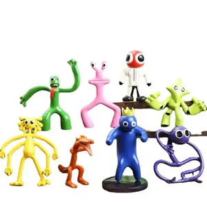 8 Styles Rainbow Friends Plush Figure Monster Doll Game Peripheral Model Toy Gashapon Desktop Ornament Collectible Gift for Kids