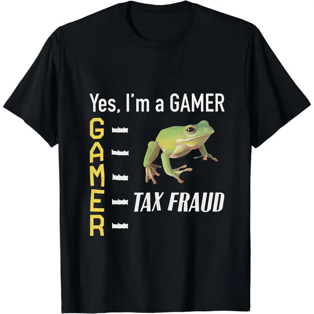 Tax Fraud Gamer Meme Shirt, Funny Unisex Tshirt, Short Sleeve Bella Canvas Tee, Weird Shirt, Funny Shirt, Cringe Shirt, Gamer Shirt, Stupid