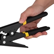 Zip Tie Tool, Tensioning and Cutting Tool for Fastening and Cutting Plastic or Nylon Cable Tie, Cable Tie Gun for Cable Management, Zip Tie Tightener with Ergonomic and Portable Design
