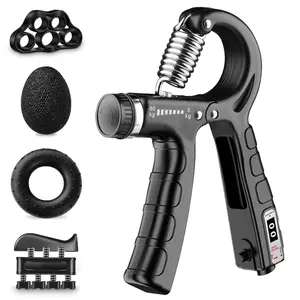 Grip & Forearm Trainer | Adjustable Strength + Built-In Counter for Rehab & Workouts build muscle injury recover stress relief ball training grip strengthener hand hand grip strengthener funny gripper