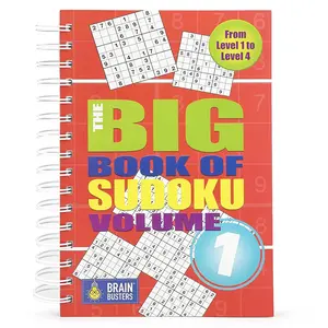 Big Book of Sudoku: Over 500 Puzzles & Solutions, Easy to Hard Puzzles for Adults (Brain Busters)
