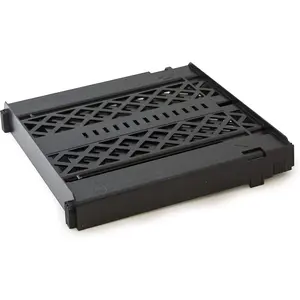 Adjust-A-Shelf Locker Shelf for School Organization, Adjustable 12-15", Holds Up to 10 lbs, Black
