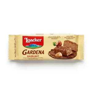 Loacker Gardena Hazelnut Chocolate Wafer Cookie Snack, 1.34oz