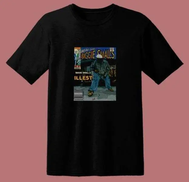 Biggie Smalls Is The Illest Comic Book T-Shirt – Retro 80s Style Hip Hop Graphic Tee