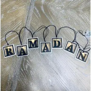 Ramadan mubarak block lights