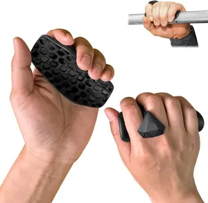 MaxGrip Workout Grips for Women and Men: Gym Non-Slip Rubber Weight Lifting Grips for Strength Training Dumbbells Barbells