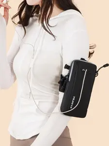2026 New Reflective Waterproof Sports Phone Case, Crossbody Arm Pouch with Earphone Hole, Running Fitness Outdoor Portable Small Bag