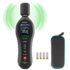 NF-562S Sound Level Meter with A/C Weighted Measurement 30-130 dB SPL Digital LCD Screen Max/Min Data Hold Auto Off Alarm Noise Monitor for Classroom Office