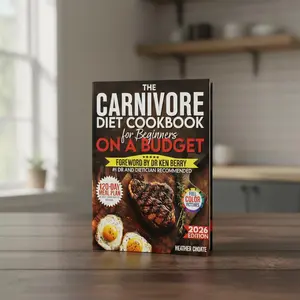 The Carnivore Cookbook for Beginners on a Budget – 120-Day Meal Plan, $7/Day Blueprint, Affordable Meat Recipes + 7 Bonuses