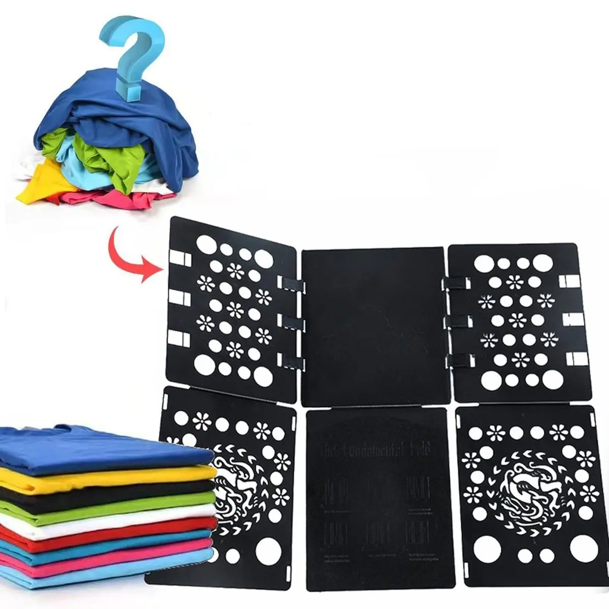 Durable Plastic Shirt Folding Board, Clothes Folder, Ideal for Laundry Organization & Efficient Clothing Storage, Laundry Products, Laundry Room