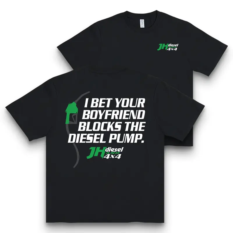 Diesel Your Boyfriend Blocks Diesel Pump T-Shirt, Gift For Racing Fan, Gift For Dad, Menswear