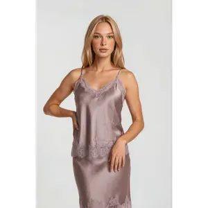 Eleanor Lace Cami in Champagne