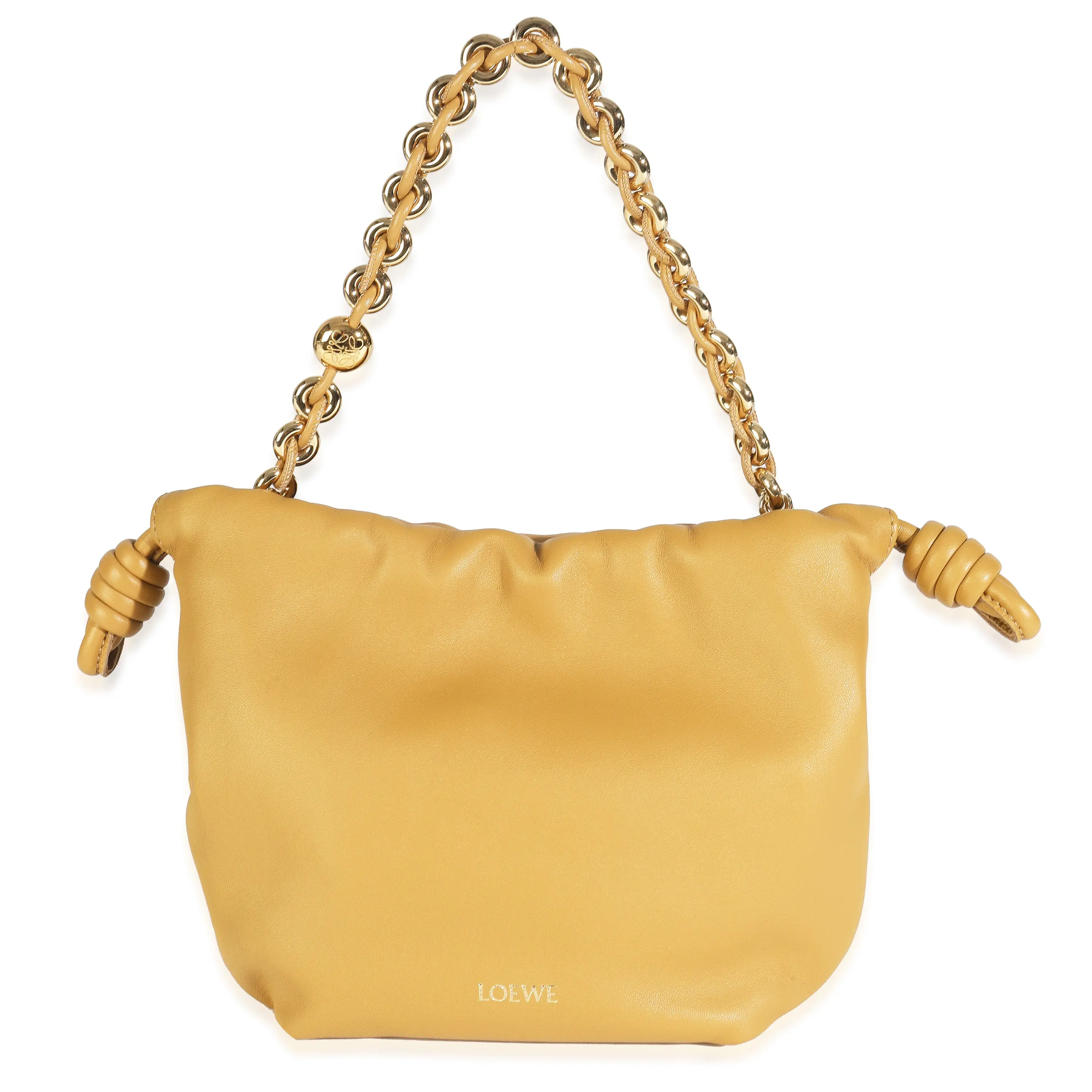 Pre-owned Leather Shoulder bags Sahara Nappa Mini Flamenco Crossbody