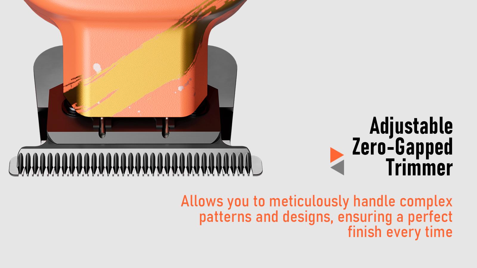 Suprent Barber Clipper-10000 RPM Motor Thermally Stable Ceramic Blade- Cordless Hair Trimmer Set for Barbers with Charging Base - Premium Hair Clipper Kit - Gift for Men