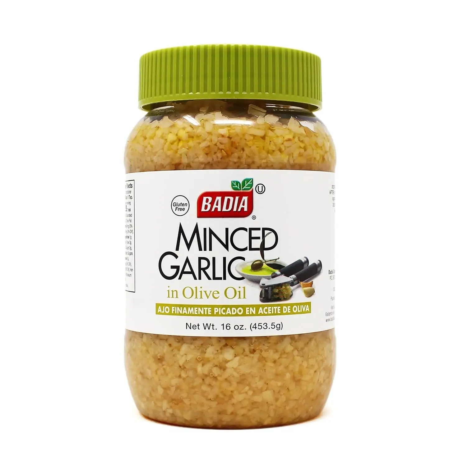 Badia Minced Garlic in Olive Oil, 16 oz – Ready-to-Use Cooking Garlic | Convenient minced garlic in olive oil for pasta, marinades, sauces, meats, vegetables, soups, and everyday cooking