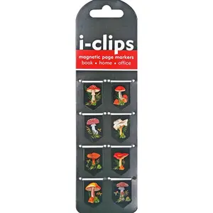 Mushrooms i-Clips  Page Markers (Set of 8  Bookmarks) - Paperback
