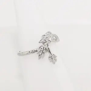 Original Tulip Ring Leaf Wrap - Sterling Silver