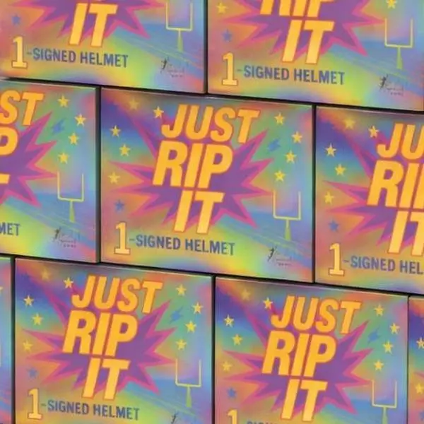 PYC Just Rip It- 1 signed helmet PYC Just Rip It- 1 signed helmet