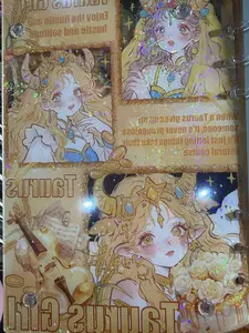 Cute Customized Transparent Acrylic Flip Notebook