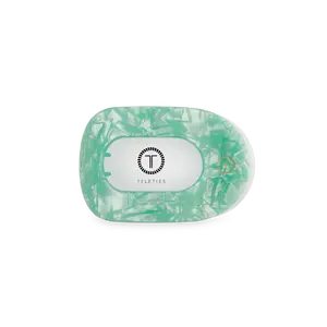 Spring Splash Small Flat Round Hair Clip