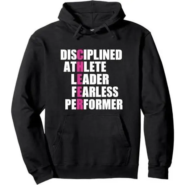 Cheerleader Gift Cheerleading Hoodie Cheer Teen Girls, Mom Pullover Hoodie