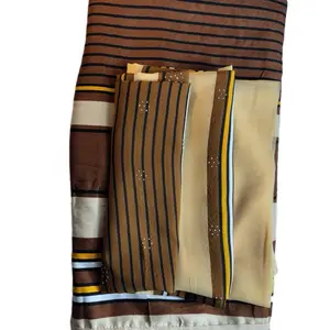Somali Subeciyad Baati and Qafiif Garbasaar Traditional Fabric with Elegant Stripes. Neck Scarf