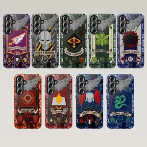 Warhammer Space Marine traitor chaos legions Samsung Case, Chapter Armor Design for Galaxy S24 S23 S22 S21 Ultra Plus, Shockproof TPU Gamer Phone Cover