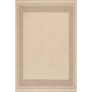 Nate Berkus Canon Bordered Wool Cozy Area Rug