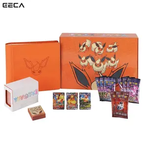 Pokémon TCG S-Chinese 2024 Eevee Advanced Gift Box Flareon VMAX Exclusive New Sealed - Ship Sealed