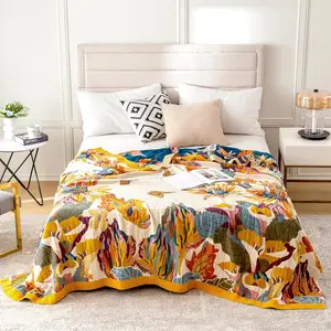 Boho Bird & Floral Printed Soft Warm Blanket, 1 Count Valentine's Day Soft Lightweight Bed Blanket, Flannel Fleece Blankets, Flannel Throw Blanket for Sofas, Bed, Travel, Picnics, Home Decor, Blanket Gifts for Her, Cozy Blanket