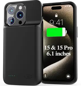 Iphone 15 and 15 Pro Battery Charging Case