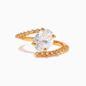 Solitaire Floating Ring